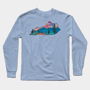 Kentucky Fly Fishing State River Sunset by TeeCreations Long Sleeve T-Shirt